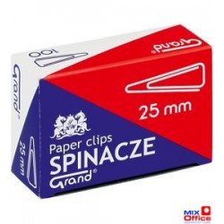 Spinacz T-25 mm GRAND trójkątny 10op x 100sztuk 110-1385