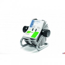 Wizytownik obrotowy na 400wiztówek A-Z srebrny DURABLE 2481-23