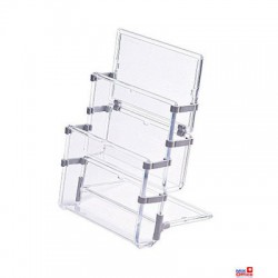 Stojak na ulotki A5 dwie kieszenie 0403-0049-00 PANTA PLAST (X)