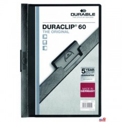 Skoroszyt DURABLE DURACLIP Original 60 czarny 2209-01