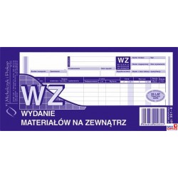 351-8 WZ wydanie materiałów na zewnątrz 1/3A4 80 kartek MICHALCZYK