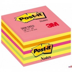 Bloczek 3M POST-IT 2028-NP 76x76mm różowy 450k FT510093204