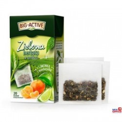 Herbata BIG-ACTIVE MANDARYNKA-LIMONKA zielona 20 kopert/30g