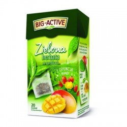 Herbata BIG ACTIVE, zielona z opucją i mango, 20 torebek