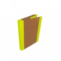 Teczka na rzepy DONAU LIFE, A4/3cm, żółta