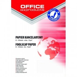 Papier kancelaryjny OFFICE PRODUCTS, w linie, A3, 100ark.