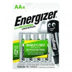 Akumulator ENERGIZER Universal, AA, HR6, 1,2V, 1300mAh, 4szt.