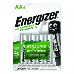 Akumulator ENERGIZER Power Plus, AA, HR6, 1,2V, 2000mAh, 4szt.