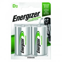 Akumulator ENERGIZER Power Plus, D, HR20, 1,2V, 2500mAh, 2szt.