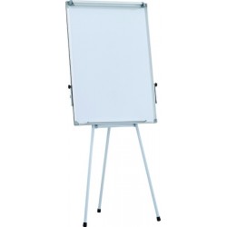 Flipchart na trójnogu OFFICE PRODUCTS, 70x100cm, tablica suchoś. -magn., aluminiowa rama, z wyciąganymi ramionami