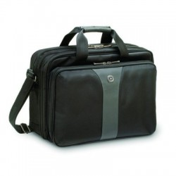 Torba na laptopa WENGER Slim Legacy, 16", 400x310x180mm, czarna/szara