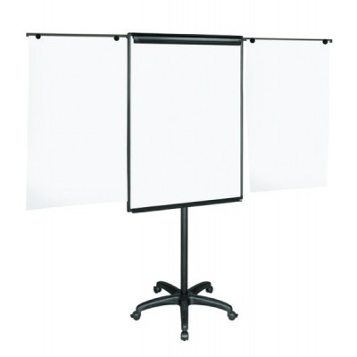 Flipchart mobilny BI-OFFICE, 70x102cm, tablica suchoś.-magn., z wyciąganymi ramionami