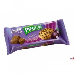 Ciastka MILKA Pieguski 135g Czekolada i rodzynki CHOCO COOKIE RAISINS