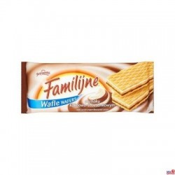 Wafle FAMILIJNE Kakaowo-śmietankowym  180g JUTRZENKA