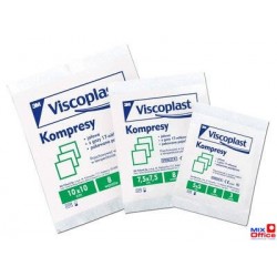 Kompresy jałowe bawełniane 10x10cm YP209000154 VISCOPLAST