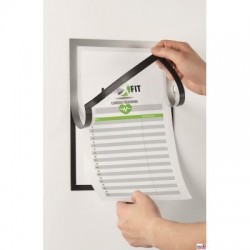 Duraframe NOTE A4 samoprzylepna ramka srebrna DURABLE 499323