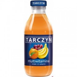 TARCZYN MULTIWITAMINA owoce pomarańczowe 300ml butelka szkło