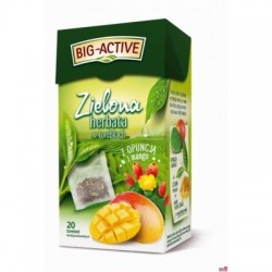 Herbata BIG-ACTIVE OPUNCJA-MANGO zielona 20 kopert/34g