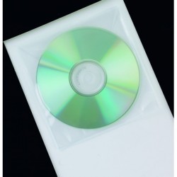 Koperty na płyty CD/DVD Q-CONNECT, 50szt., transparentny