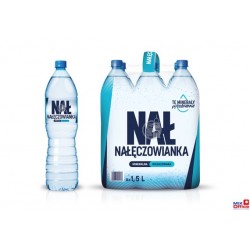 Woda NAŁĘCZOWIANKA niegazowana 1.5L butelka PET zgrzewka 6 szt.