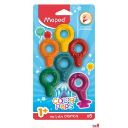 Kredki BABY COLORPEPS EARLY AGE 6 szt. Maped 863806