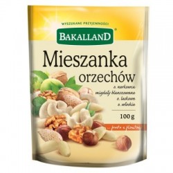 Mieszanka orzechów BAKALLAND, 100g