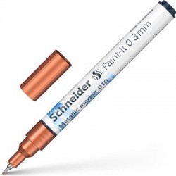 Marker metaliczny SCHNEIDER Paint-It 010, 0,8 mm, miedziany metalik