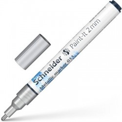 Marker metaliczny SCHNEIDER Paint-It 011, 2 mm, srebrny metalik